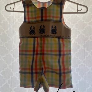 Smocked outfit baby boy 6m girl 7